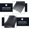 FRCOLOR 2pcs Hair Dryer Comb Universal Blow Dryer Comb Universal Hair Dryer Nozzle Salon Hair Dryer Nozzle Hair Dryer Nozzle Attachment Black Comb Electric Hair Drier Comb Modeling Plastic