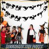 Henoyso 4 Pcs Black Dragon Party Banner Hanging Dragon Decor Dragon Birthday Party Supplies 32 Black Dragon Decorations for Birthday Dragon Theme Fantasy Party Supplies, 8 Designs