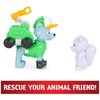 Paw Patrol, Big Truck Pups Rocky Action Figure with Clip-on Rescue Drone, Command Center Pod and Animal Friend Kids Toys Ages 3 and up