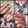 AddFavor 600pcs Square Nail Tips, Medium Square Gel X Nail Tips Clear Fake Nails Full Cover Acrylic Nail Tips for Extension Nail Manicure Salon Home DIY