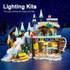 DALDED LED Lighting Kit for Lego Friends Holiday Ski Slope and Café 41756, LED Light Compatible with Lego 41756 Building Block Models (Not Include Lego Set)