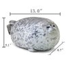 Seal Pillow, Kawaii Chubby Blob Seal Plush Pillow Stuffed Cotton Plushies Animal Toy Cute Ocean Pillow (Small)