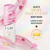 Olay Body Wash Indulgent Moisture for Women, Infused with Vitamin B3, 24hr Moisture, Notes of Rose and Cherry Creme Scent, 20 fl oz