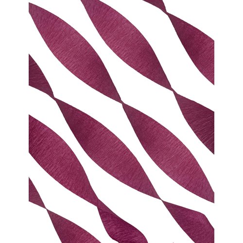 6 Rolls Maroon Crepe Paper Streamers, 435 Feet, Made in USA