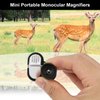 Rongon Pocket Monocular Telescope 8X 20MM Portable Monocular for Adults，Adjustable Compact Telescope for Wildlife Bird Outdoor Camping Travel