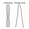 U Shaped Hair Pins for Buns, 100 PCS 2.8" Hair Pins for Women Hair Styling with Thick Hair