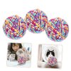 ORFOFE 3Pcs Interactive Cat Toy Wear Resistant Kitten Ball Toys for Indoor Play Engaging Household Playthings for Cats and Kittens