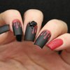 Whats Up Nails - Slime Drips Vinyl Stencils for Halloween Nail Art Design (1 Sheet, 30 Stencils)