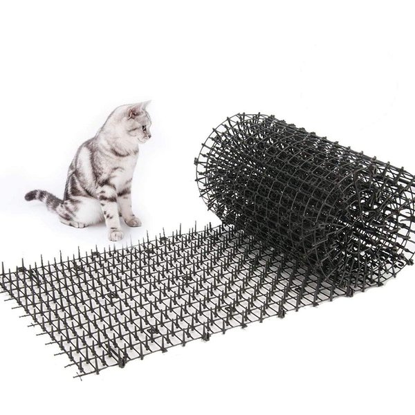 Toopify 13ft Scat Mat for Cats with Spikes, 2pack 6.5ft Cat Repellent Indoor Animal Barrier, Cat Deterrent Outdoor Network Digging Stopper Prickle Strip