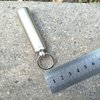 EKLOEN Stainless Steel Mini Waterproof Pill Case,Capsule Seal Case Holder Container for Outdoor Sports