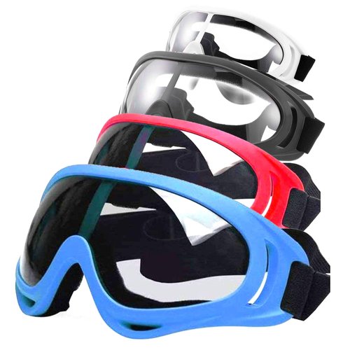 Fstop Labs 4 Packs Safety Goggles Glasses with Wind Resistance and Protection Perfect for Nerf Foam Blasters Guns N-Strike Elite Series