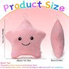 Subao Sensory Toys for Kids,14" Toddler Pillow with Light & Music,Twinkle Plush Star Night Light Cushion Autism Sensory Toys for Toddlers Age 3 4 5 6 7 8 9 10,Birthday Xmas Gifts for Boys Girls Pink