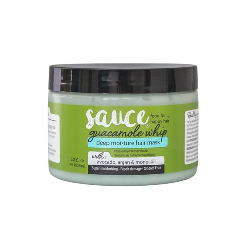 SAUCE BEAUTY Deep Conditioning Hair Mask (12 Fl Oz) Guacamole Whip Hair Mask for Damaged Hair &amp; F...