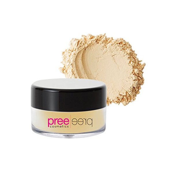 HD Finishing Powder - Barely There - Banana colored loose translucent finishing powder by Pree Cosmetics