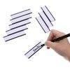 30 Pcs Magnetic Labels Magnetic Tool Box Labels Holders with 30 Pcs Protective Films and 60 Pcs Replacement Paper Strips Blank Magnetic Shelf Rack Labels for Shelf Bin (3 x 0.8 Inch)