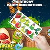 114 PCS Funny Caterpillar Temporary Tattoos Sticker Butterfly Bug Caterpillar Birthday Party Decorations Supplies Favors Gifts Girls Boys Baby Showers Prizes Cute Tattoo School Reward Themed