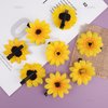 AUEAR, 12 Pack Sunflower Alligator Clips, 1.8 inch Flower Duckbill Hair Clip Hair Barrettes for Women Girls Beach Summer Party