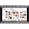 CupaPlay 240 Movie Night Tattoos Temporary Stickers Hollywood Movie Theme Party Supplies Decorations Favors Birthday Goodie Bag Stuffers Favors Prize(24 Sheets)