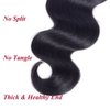 Amella Hair 100% Unprocessed Brazilian Body Wave One Bundle 22inch 8A Brazilian Virgin Hair Weave Human Hair Bundles Body Wave Natural Black Color 90-95g/bundle