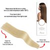 Tape in Hair Extensions 60 Platinum Blonde 100% Remy Human Hair Extensions Silky Straight for Fashion Women 20 Pcs/Package(22Inch #60 60g)