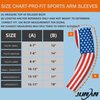 JUNAN Sports Compression Arm Sleeves 1 Pair Moisture Wicking UV Protection Cooling or Warmer Non Slip Cover -Youth & Adult Sizes