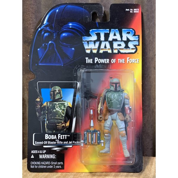 Star Wars Boba Fett 1995 Red-Card Power of the Force Action Figure