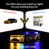 Kyglaring LED Lighting Kit for Lego NASCAR Next Gen Chevrolet Camaro ZL1 Model Set, Compatible with Lego Speed Champion 76935 (Lego Sets Not Included)