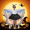 WhiteUniQoon Butterfly Costume Halloween Costumes for Girls Kids, Butterfly Wings Costume Cape Shawl for Girls Fairy Wing, 011