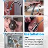 150259 Pull Down Hose Kit For Moen Faucet Replacement Part 150259 Hose, Moen Kitchen Faucet Replacement Part 187108, Reflex Moen Pull Down Hose, 68" Quick Connect Hose, Upgraded Ver.