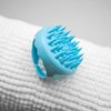 Flathead Hair Scalp Massager and Shampoo Brush for Shower Dandruff Removal - Wet and Dry - Encourages Growth - Includes 2 Massage Removal Heads
