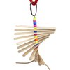 Bonka Bird Toys 868P Natural Mini Stick 7" x 4", Medium Parrot Chew Cage Toy, Conures, Ringneck, Quakers, and Similar