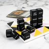 48 Pcs Abilities Keywords Counter Dice Black Shield MTG Dice Counters Bulk Buff Tokens D6 Dice Set for Magic The Gathering, MTG, TCG, Card Games Accessories