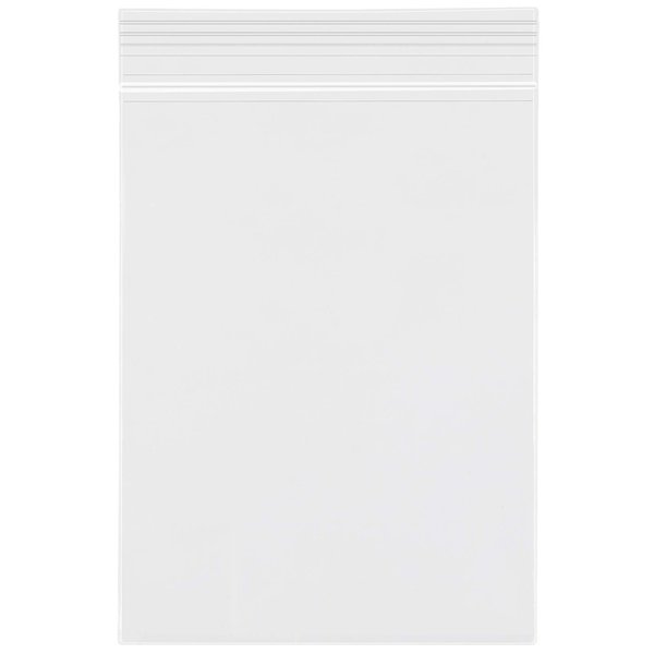 3''x 4'', (Pack of 100) Small Clear Poly Zipper Bags Reclosable Zipper lock Storage Plastic Bags for Jewelry, Gift Card, Halloween Candy