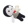 PETFLY Dog Teeth Cleaning Cotton Crochet Squeaky Dog Toy for Small Dog - Dracula