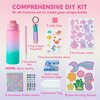 Klever Kits Decorate Your Own Water Bottle Kits for Girls Age 6+, Mermaid DIY Gem Diamond Painting Crafts, Girl Birthday Gift Arts and Crafts Fun Arts for Girls Birthday Christmas
