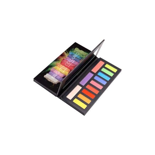 Brightly Coloured 12 Color Eye Shadow Palette