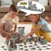 Military Base Building Block Toy Deformable Base Center with Sentry Tower, E.O.D Suit and Camouflage Guns Weapons Building Kit Toy Gift for Kids 8 10 12 14 Years (312pcs) (Military base 2)