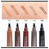 Liquid Eyebrow Pen, Waterproof Microblading Eyebrow Pencil #3 Red Brown