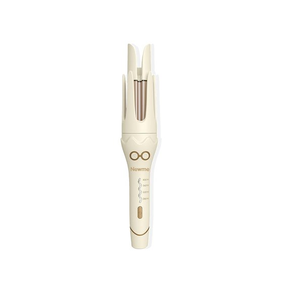 Newme Butter Chocolate Curling Iron: 1.5 Inch (36mm) Professional Auto Curler for Long, Medium Hair-Beach Waves Hair Styling, Adjustable Temp & Timer Reminder rizador
