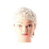 Leadigol Korean Head Wrap Sweet Elegant Flower Pearl Wash Face Non Slip Mesh Lace Headband