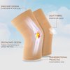 Knee Sleeves, 1 Pair, Could Be Worn Under Pants, Lightweight Knee Compression Sleeves for Men Women, Knee Brace Support for Joint Pain Relief, Arthritis, ACL, MCL, Sports, Injury Recovery, Beige M