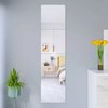 JEOYOO Wall Mirror Full Length, Cheap Over / on Door, Acrylic, shatterproof Mirrors for Home Gym, 8"X8"-4 Pcs, Workout Non Glass Mirrors for Bedroom, Kids