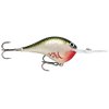 Rapala Dives-To 10 Fishing lure, 2.25-Inch, Bleeding Olive Shiner