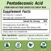 Pentieadecaflex Pentadecanoic Acid（C/15:0）, 90 Capsules 400mg