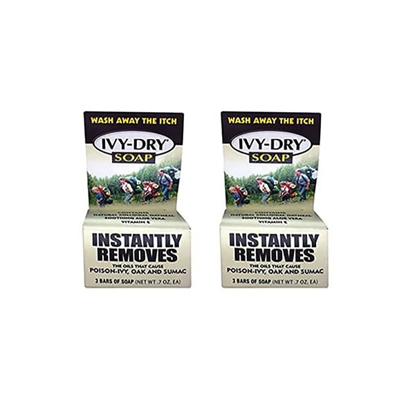 IVY-DRY Bar Soap, 0.7 oz bars, 3 ea (Pack of 2)