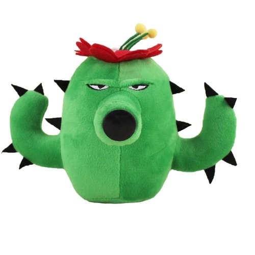 OZIF Plush Figure Tony Toys Plants vs One Figure Zombies Plush Toys Teddy Bear Chopper Stuffed Animal Piece Game Birthday, Hallowen Cactus Flower Decor (Cactus)