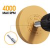 LuckyGuard Decal Remover Eraser Wheel Removes Pinstripes Vinyl Tapes and Sticker Adhesive Remover Wheel for Drill Rubber Eraser Wheel Decal Remover Tool Solid Adhesive Remover Wheel 1 Pack