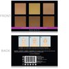 SHANY Powder Contour & Highlight Makeup Palette with Mirror - 6 Color Contour Palette - CONTOUR