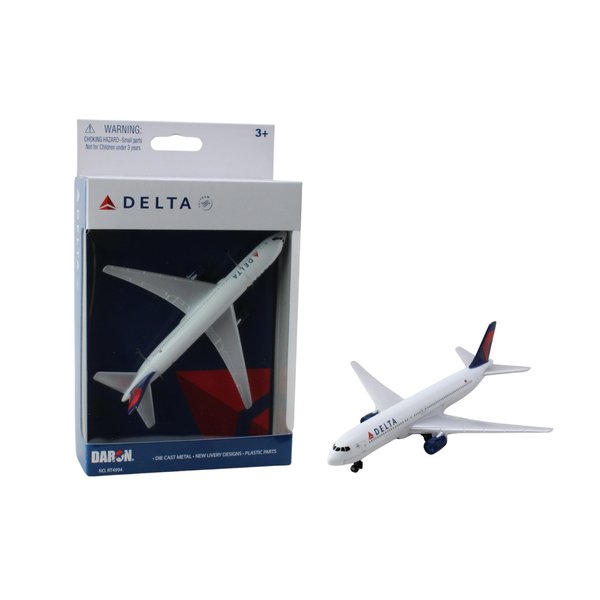 Daron Toy Airplane – Delta Air Lines – Die-Cast Metal Model Airplane Toy with Plastic Parts for Kids Ages 3+