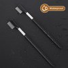 Metal Eyelash Comb,2 Pack Metal Eyelash Brush Eyelash Separator Tool Eyebrow Brush Grooming Eyelash Separator Grooming Brushes with Metal Teeth Eye Makeup Brush Tool for Women